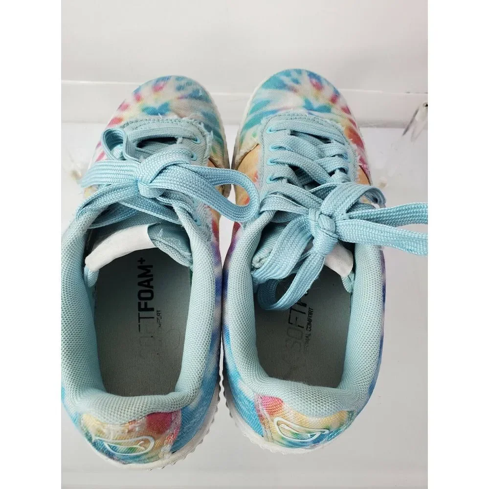 Puma Carina Summer Cat Tie Dye Sneaker Kids‎ Size 6C/Women's 7.5
